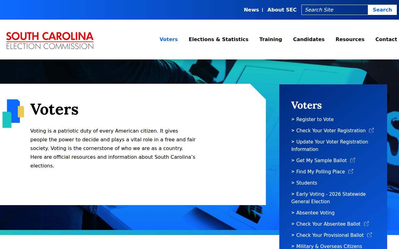 Charleston residents directory South Carolina voter tools
